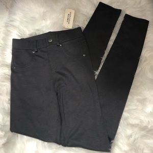 Forever 21 Long Charcoal Leggings NWT